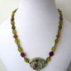 SALE tulips necklace