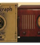 1920s Phonograph record and radio greeting card with sleeve