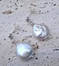 Freshwater Pearl Earrings, Sterling Silver Bridal Jewellery - Image 4