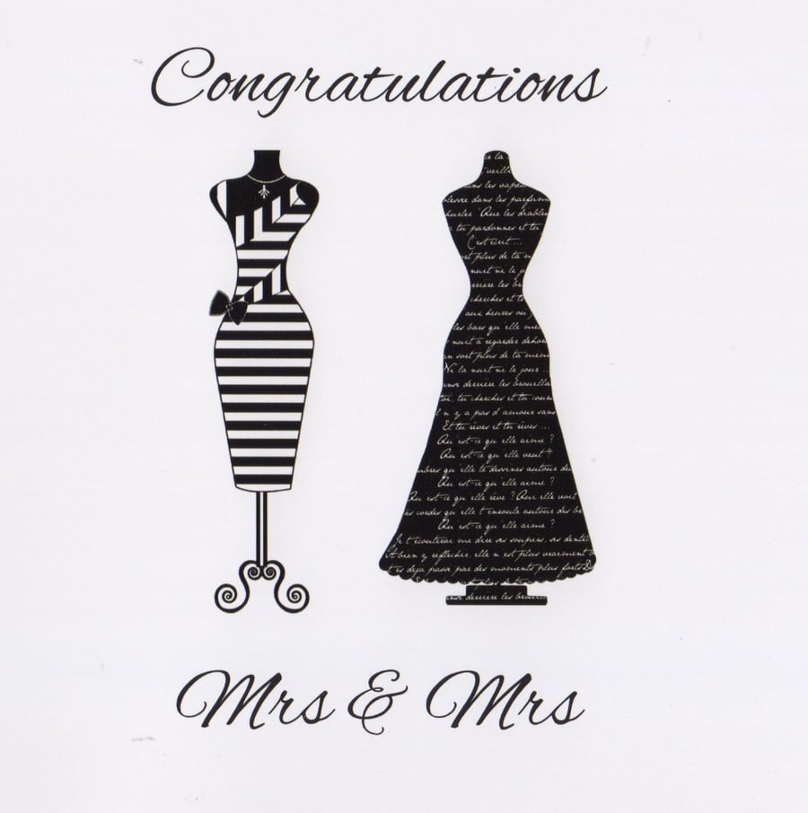 LGBTQ Plus Wedding Card - FREE Postage