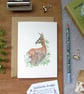 Roe Deer Greetings card - Image 1