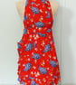 Ladies Apron, Tea Cup Theme fabric - Image 2