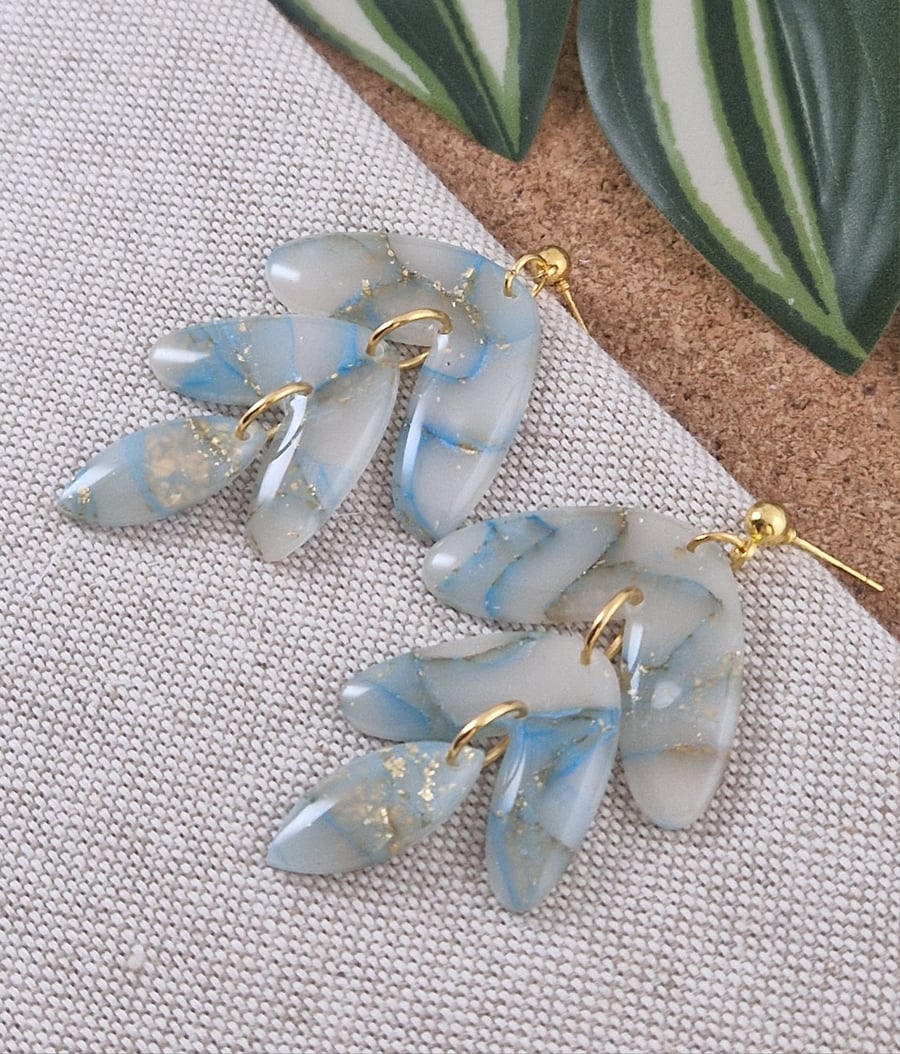 Polymer Clay Earrings: Pretty Pastels