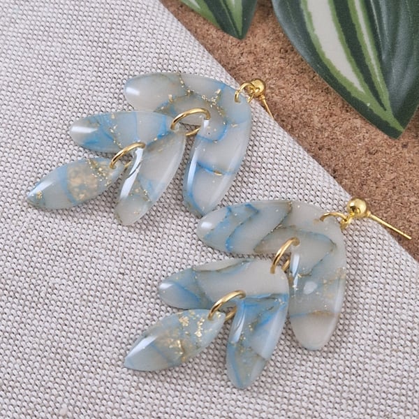 Polymer Clay Earrings: Pretty Pastels
