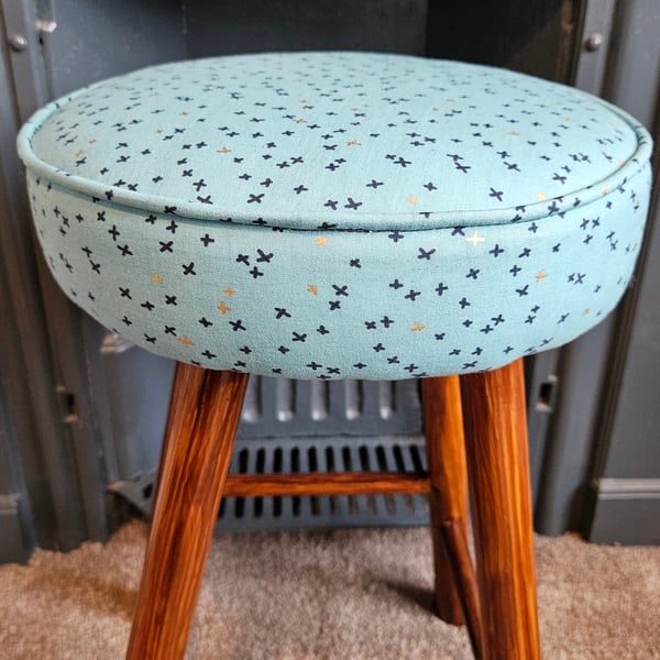 Lovely turquoise stool