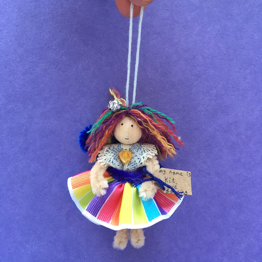 Rainbow Fairy Doll Decoration, Pride Month Decoration, LGBTQ Gift