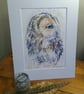 A4 or A3 signed Art Print, Owl