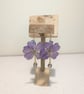 Preserved purple flowers 