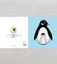 Penguin Greeting Card, Bird Card, Seabirds, Penguin Chick Card, Blank Card - Image 3