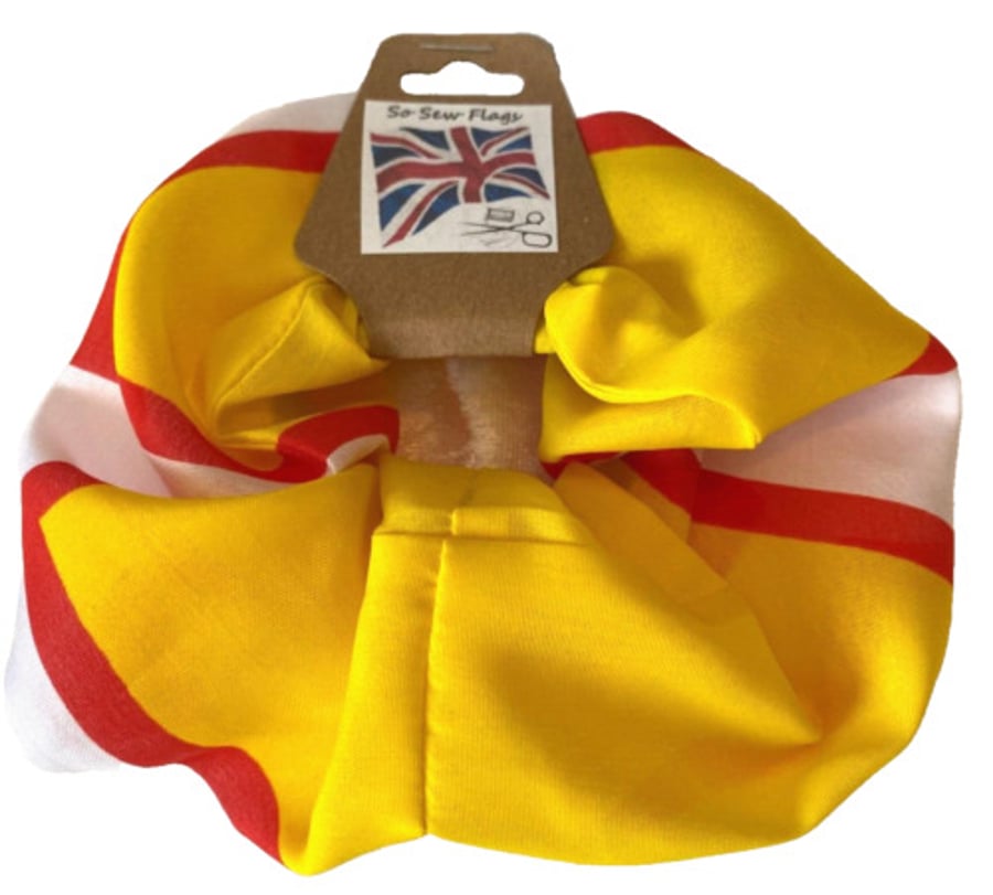 Dorset County Flag Hair Scrunchie Scrunchies Accessory Band Elastic