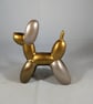 Metallic Coloured Ceramic Balloon Poodle Puppy Dog Animal Figurine Ornament. - Image 2