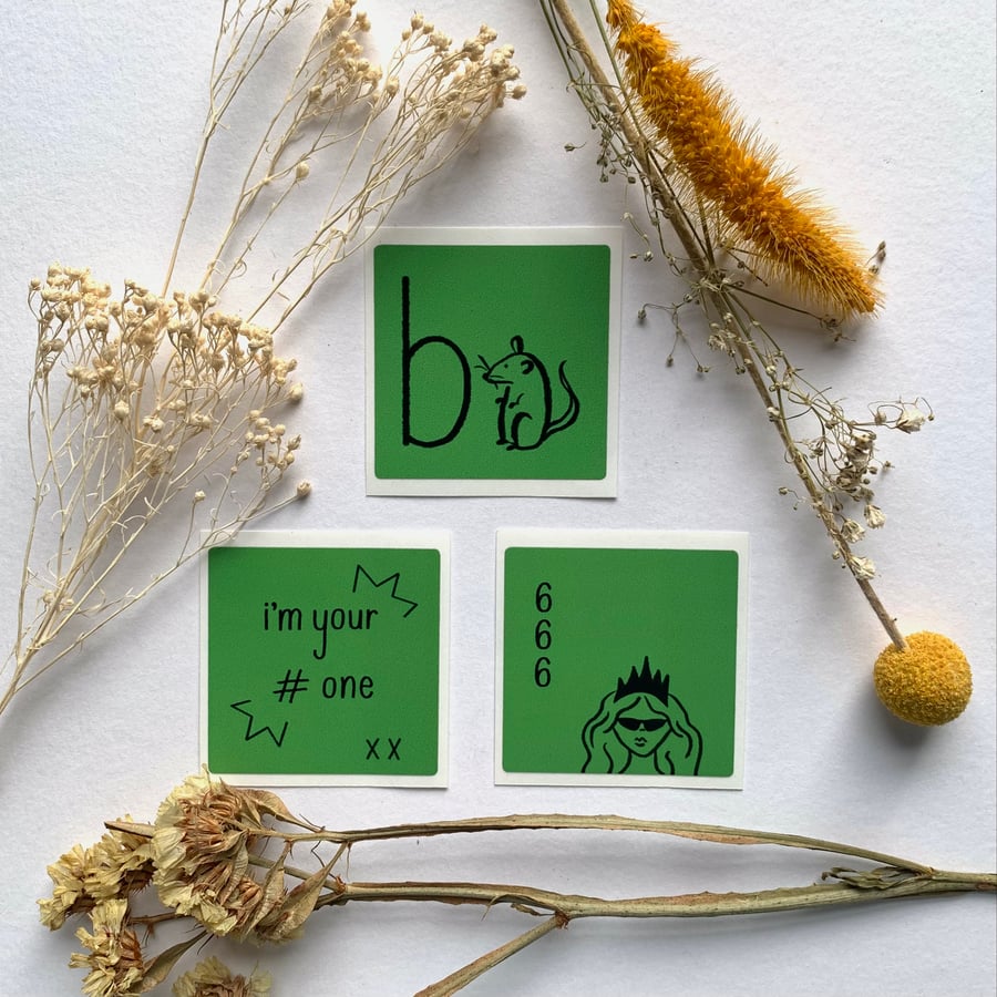 brat Sticker Pack (SECONDS)