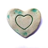 Green Heart Brooch