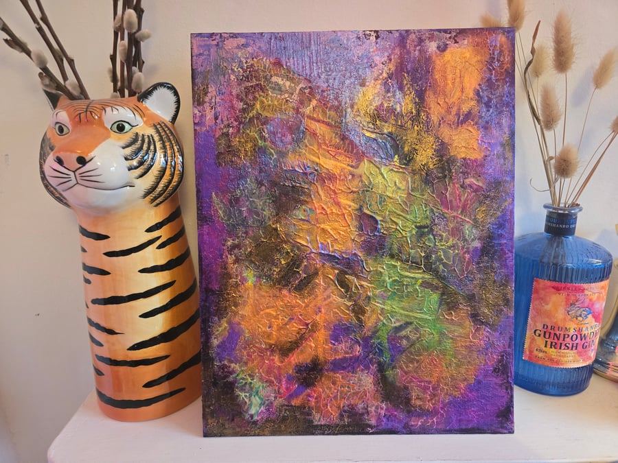 Monster Mutation - original painting 11x14 inch 