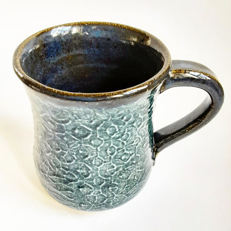 Dark Teal Ceramic Mug 