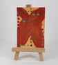 Abstract, acrylic paint ACEO  - Image 2