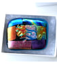 Patchwork  Brooch 111 Dichroic Fused Glass Handmade  - Image 2