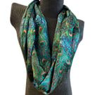 Liberty silk Blue Peacock Manor