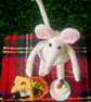 Picnic Mouse -handmade felt mouse - Image 2