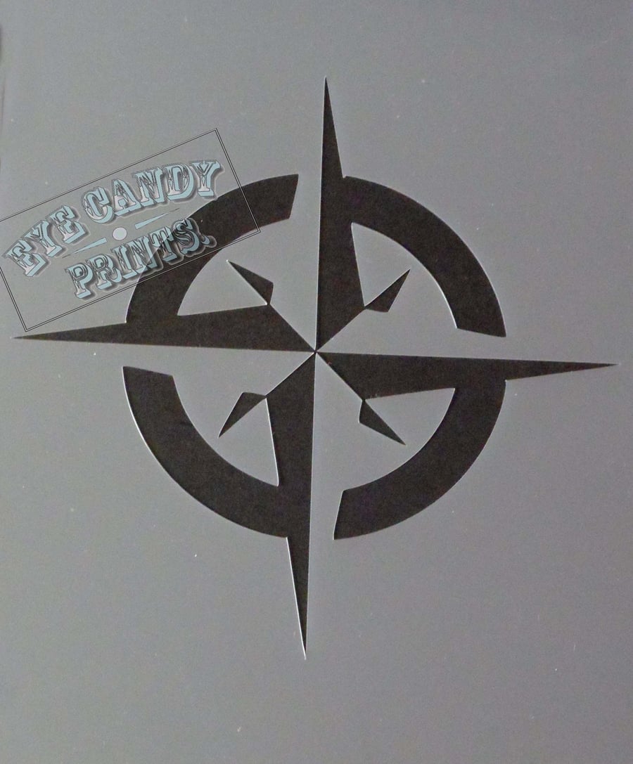 Compass stencil