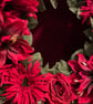 Luxury Deep Red Rose, Gerbera & Amaranthus Door Wreath — Bold, Dramatic & Handma - Image 5