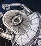 UFEye - A5 Art Print - Alien - UFO - All-Seeing Eye - Image 2