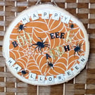 Halloween wooden slice decoration 