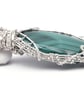Malachite pendant, wire wrapped pendant, gift for them - Image 3