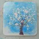 Art coasters blossom 