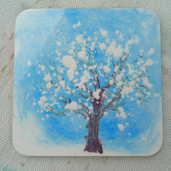 Art coasters blossom 