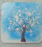 Art coasters blossom 