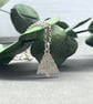 Handmade Sterling Silver Christmas Tree Pendant 1  - Image 1