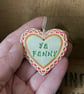 Summer seconds Small Ceramic heart decoration Swear words  - Image 2
