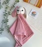 Bunny Organic Cotton Muslin Baby Comforter, Bunny Sleep Friend