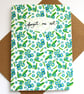 Forget me not pattern card - Image 1