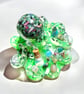  Emerald Tide Octopus Crystal & Gemstone Charm - Image 3