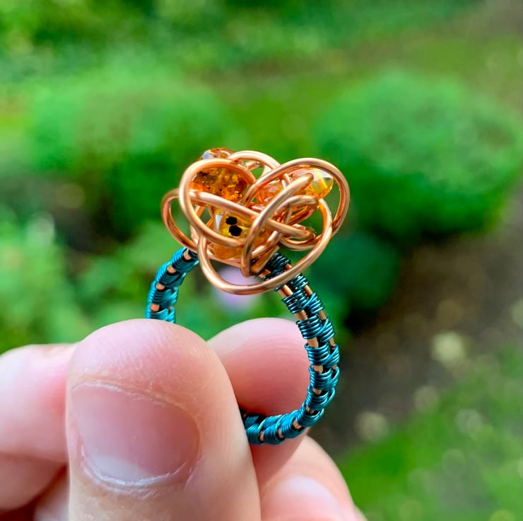 Wire Wrapped Diy Finger Ring Wire Wrapped Diy Promise Ring Self