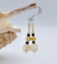 Citrine & Black Spinel Earrings, November Birthstone, Birthday Gifts For Her - Image 4