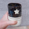 Cuddle mug coffee tea  cup hand thrown in stoneware