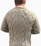 Made To Order, Hand Knitted Aran Sweater In Your Choice Of Colour And Size - Image 2