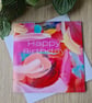 Abstract art colourful birthday card - Image 1