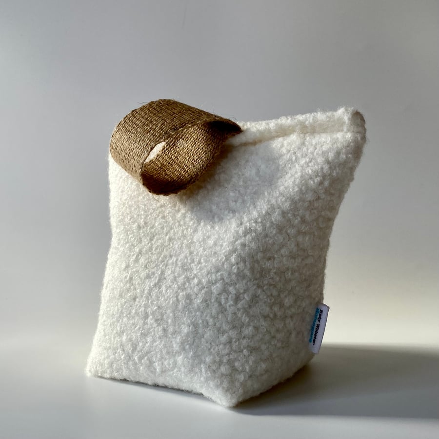 Boucle Fabric Door Stop, Boucle Doorstop