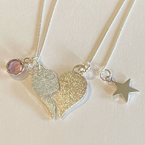 Two hearts as one pendant