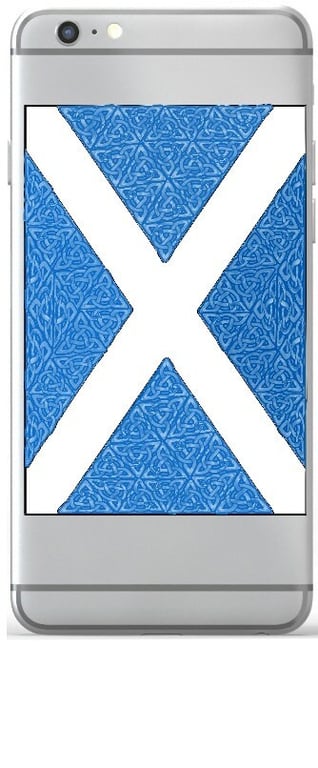 Celtic Saltire Cut Decal