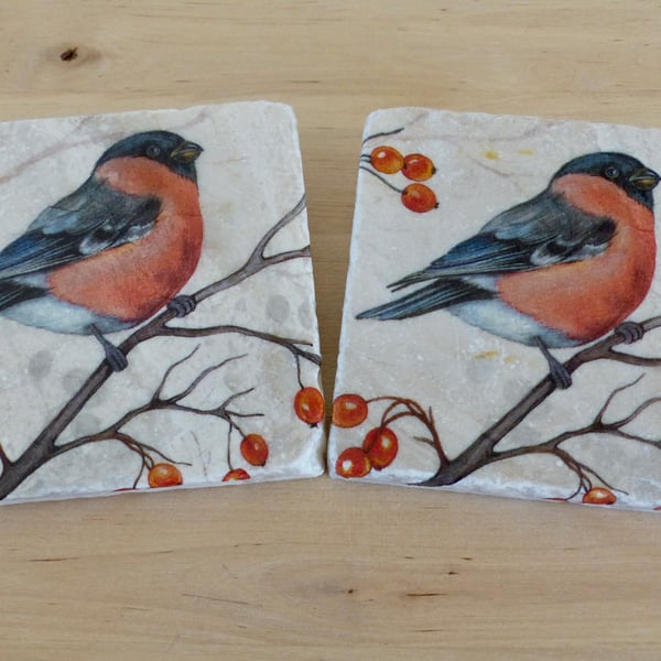 Marble 'Bird' Coasters