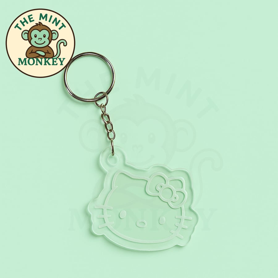Hello Kitty Acrylic Keychain-gift-birhday-christmas-stocking fillers-party bag