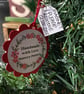 Ceramic gingerbread man magnet - Image 2