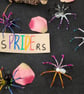Bisexual Bi Flag sPRIDEr Hanging Spider Suncatcher Decoration - Image 6
