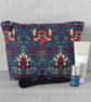 Large zipped pouch, project bag, cosmetic bag, William Morris floral - Image 9