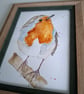 Original Robin Painting, Watercolour Artwork - Image 4